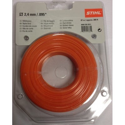 Fil de coupe carré STIHL 2.4mm